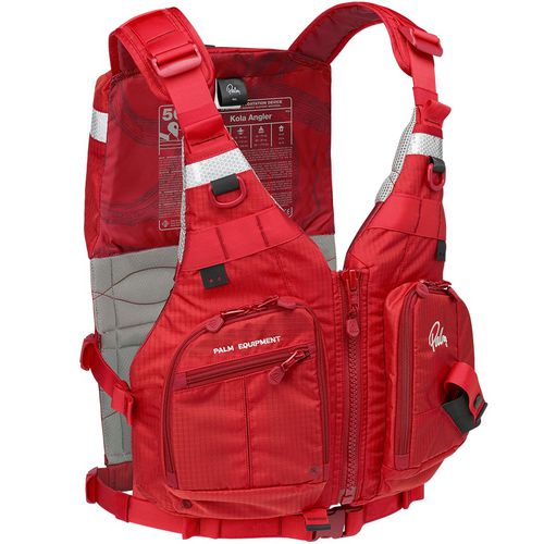 Wassersport-Schwimmweste - Kola Angler - Palm - für Männer / Schaumstoff / rot