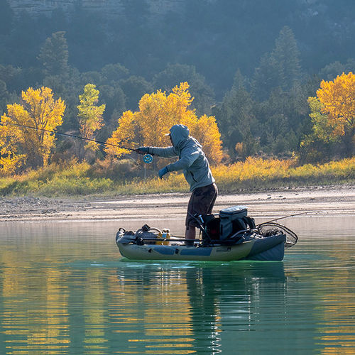 Sit-on-Top-Kajak - StraitEdge™ Angler Pro - Advanced Elements - aufblasbar / für Angelsport / Fluss