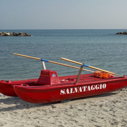 Ruderkatamaran für Rettungsmanöver - S life  - CNA Centro Nautico Adriatico
