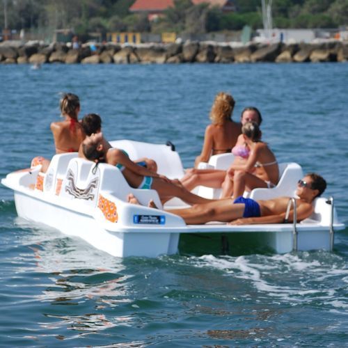 Sechssitzer-Tretboot - Capri Motorò - CNA Centro Nautico Adriatico - Kunststoff