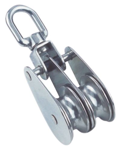 Doppelter Block - 8390 series - Marinetech Edelstahlhandel GmbH & Co.KG - mit Drehgelenk / mit Kugellager / max. Tau 10 mm