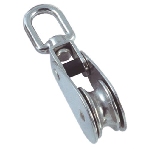 Einzelblock - 8369 series - Marinetech Edelstahlhandel GmbH & Co.KG - mit Drehgelenk / mit Kugellager / max. Tau 10 mm