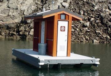 Schwimmende sanitäre Anlage - Topper Industries