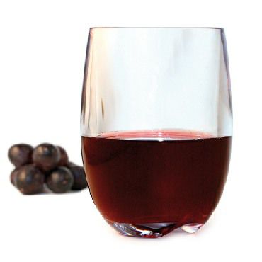 Polycarbonat-Glas -  Exceptional Quality Large STEMLESS - Ship Shape Bedding - Wein