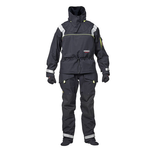 Wassersport-Trockenanzug - GEMINO OPERATIVE BLACK - Ursuit - Langarm / mit Kopfhaube / zweiteilig