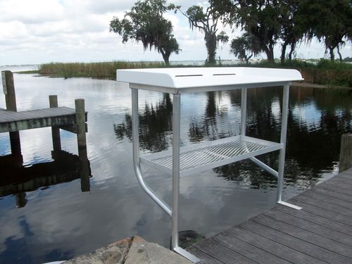 Fischreinigungstisch für Steg - FCS04-2 - C&M Marine Products - stationär