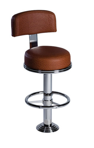 Barhocker für Schiffe - MARINER - Crown Ltd - für Yacht / Edelstahl / Runder Fuß