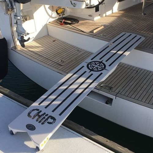 Carbon-Gangway - Carbon look - GS Composite - für Boot / für Yacht / für Segelboot
