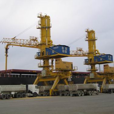 Kontinuierlicher Schiffsentlader - MULTIPORT - NEUERO Industrietechnik GmbH - Druckluft / Schienen / mobil