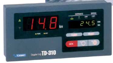 Geschwindigkeitsmesser für Schiffe - TD-310 - TOKIO KEIKI - digital / Doppler