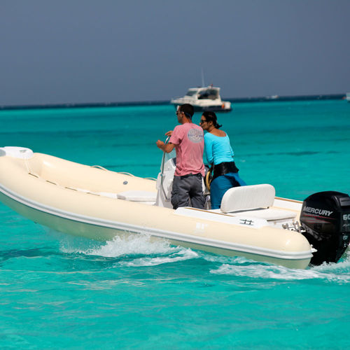 Außenborder-Schlauchboot - SL520 - Tiger Marine - halbstarr / Open / mit Seitenkonsole