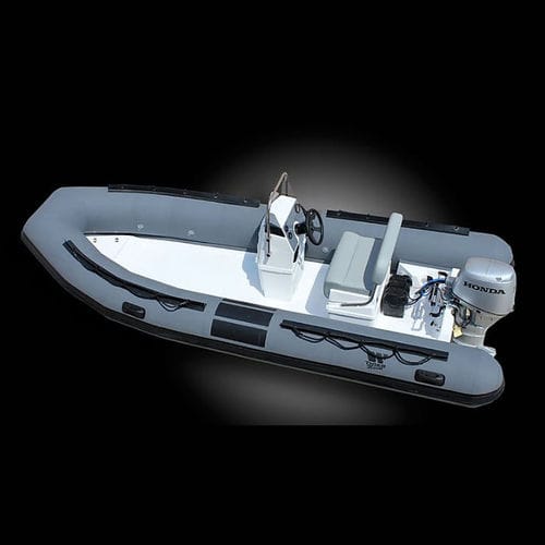 Taucherbasisboot Berufsschiff - DM500 - Tiger Marine - Außenborder / Festrumpf-Schlauchboot