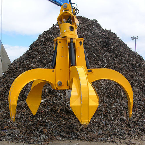 Hydraulischer Greifer für Entladung - 0.8 - 5.0 M³, 10 t - MANTSINEN - Nocken / für Massengutfrachter
