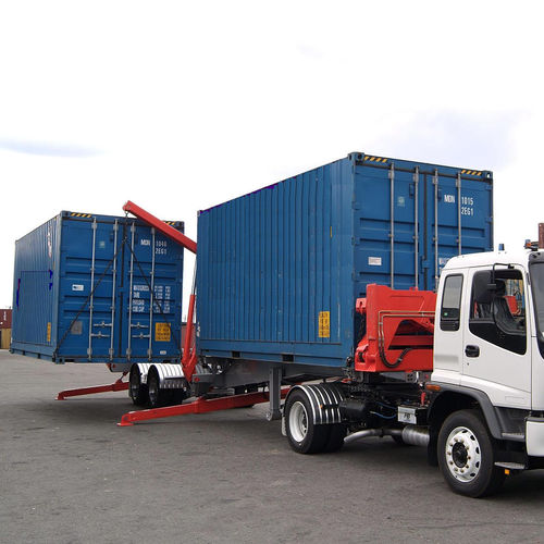 Straßenanhänger - SB121  - Steelbro - Container / für Hafenterminals / Seitenhub