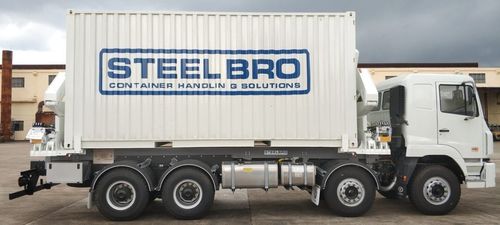 Straßenanhänger - SB362 - Steelbro - Container / für Hafenterminals / Seitenhub