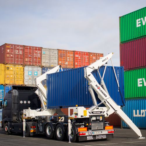 Anhänger für Materialumschlag - MULTILOADER - Boxloader - Container / für Hafenterminals / Seitenhub