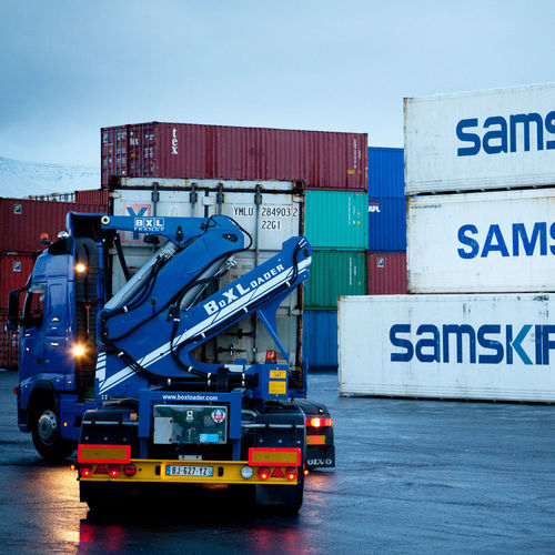 Anhänger für Materialumschlag - SPEEDLOADER - Boxloader - Container / für Hafenterminals / Seitenhub