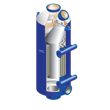 Vertikaler Erhitzer - Aalborg EX - Alfa Laval Mid Europe - Fluide / für Schiffe