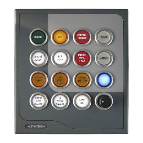 Bedienfeld für Schiffe - AlphaLine - Alphatron Marine - für Motoren / zum Lenken / Scheibenwischer