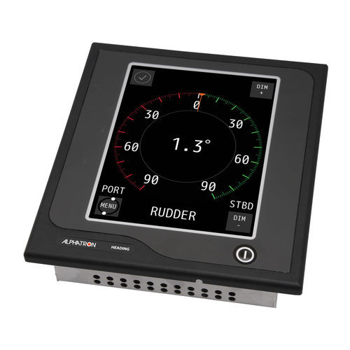 Standanzeige für Marineanwendungen - AlphaTurn MFM - Alphatron Marine - Ruderlage / für NMEA-Daten / analog