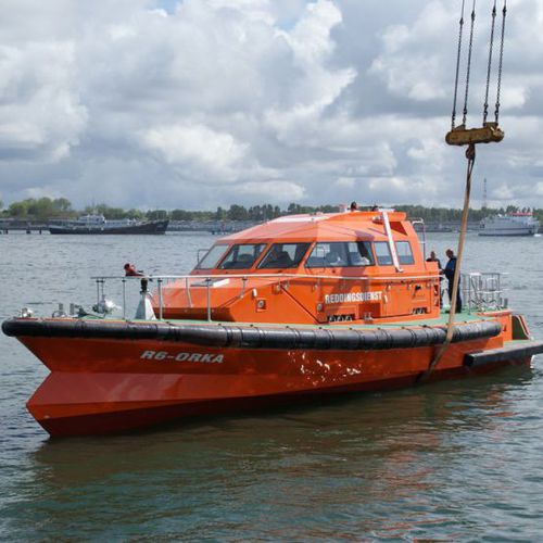 Such- und Rettungsboot Berufsschiff - ORC 182 - Bernard Shipyard - Innenborder / GRP