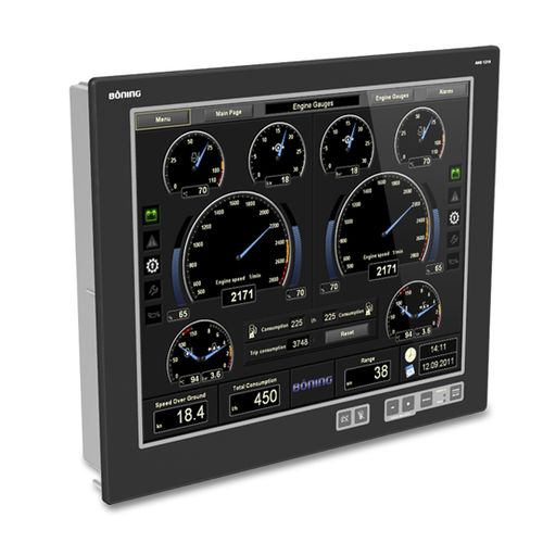 Panel-PC / für Schiffe - AHD 1219 F  - Böning Automationstechnologie GmbH & Co. KG - für Yacht / Einbau / mit Touchscreen