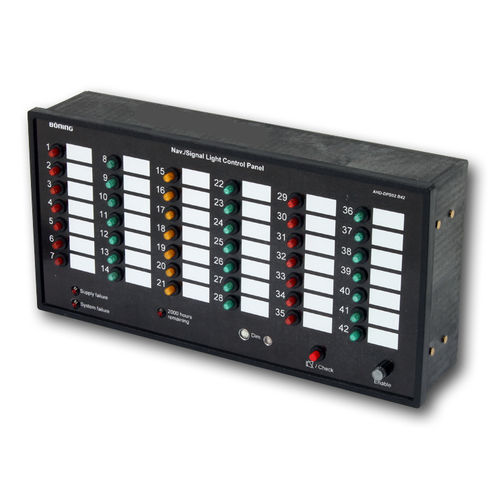 Überwachungs- und Bedientafel / für Schiffe - AHD-DPS02 B42  - Böning Automationstechnologie GmbH & Co. KG - für Yacht / Alarm