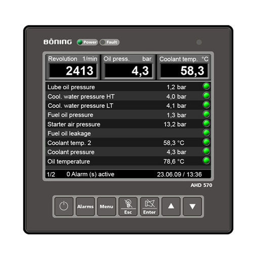 Schiffsmonitor - AHD 570 - Böning Automationstechnologie GmbH & Co. KG - für Yacht / Steuerung / Visualisierung