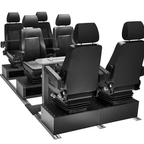 Bootsführersitz - NAUTIC STAR CREW - Cleemann Chair-Systems - für Schiffe / mit Armlehnen / hohe Rückenlehne