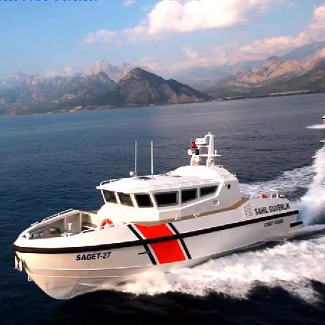 Patrouillenboot Berufsschiff - DEARSAN SHIPYARD - Innenborder / Aluminium