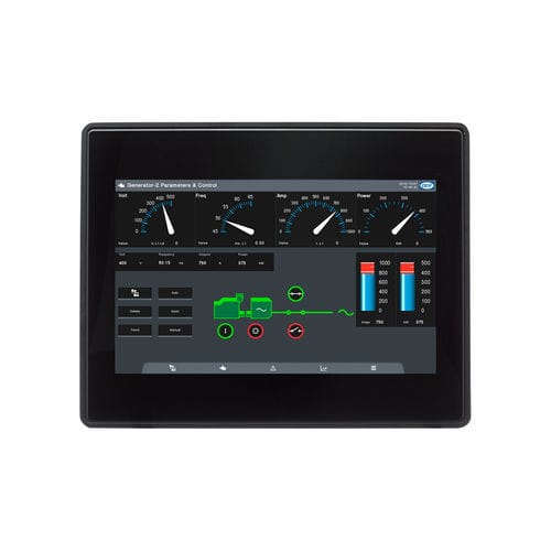 HMI-Bedienfeld - AGI 400 - DEIF - für Schiffe / für Alarmsysteme / mit Touchscreen