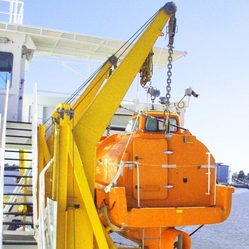 Davit für Schiffe - D-NP - d-i davit international-hische GmbH - für MOB-Boot / für Mann-über-Bord-Boote / hydraulisch
