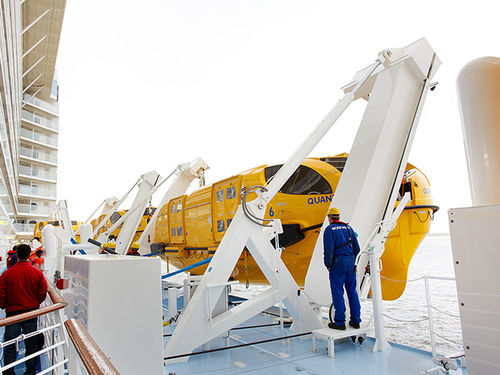Davit für Schiffe - D-NP.SP - d-i davit international-hische GmbH - für Rettungsboot / elektrisch / mit Energiespeicher