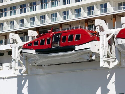 Davit für Schiffe - D-FO - d-i davit international-hische GmbH - für Rettungsboot / Schwerkraft / elektrisch