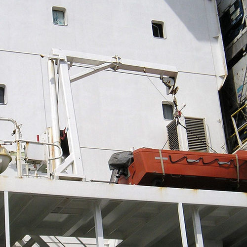 Davit für Rettungsboote - D-BR - d-i davit international-hische GmbH - für Schiffe / mit Energiespeicher / Schwerkraft