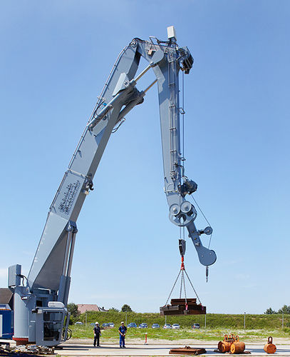 Kran für Schiffe - C-SH.K.240 - d-i davit international-hische GmbH - mit Gelenkausleger / Offshore
