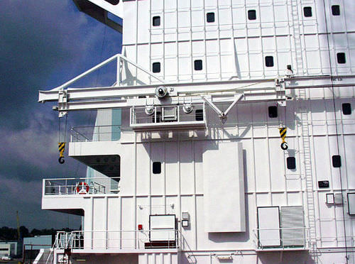 Kran für Schiffe - C-GEB.60 - d-i davit international-hische GmbH - Einschienenbahn / Portal / Deck
