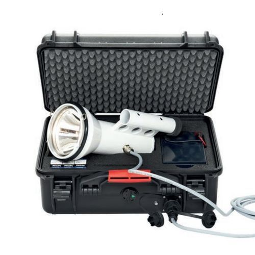 Signalscheinwerfer - DRACO HSL - Dose - für Schiffe / Halogen / Aluminium