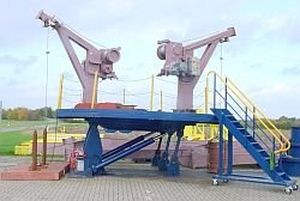 Davit für Schiffe - GPS.O - GLOBAL DAVIT - für Mann-über-Bord-Boote / Schwerkraft