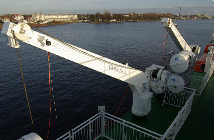 Davit für Schiffe - LMS.S - GLOBAL DAVIT - für Rettungsinseln / manuell