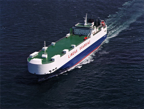 RoRo-Frachtschiff - GRAN CANARIA CAR - Hijos de J. Barreras - Fahrzeugtransporter / Bureau Veritas