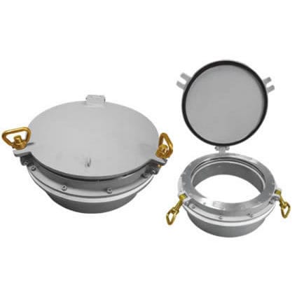 Rundes Bullauge - A60-Side Scuttle - IDE Marine - für Schiffe / Brandschutz / mit Lukendeckel