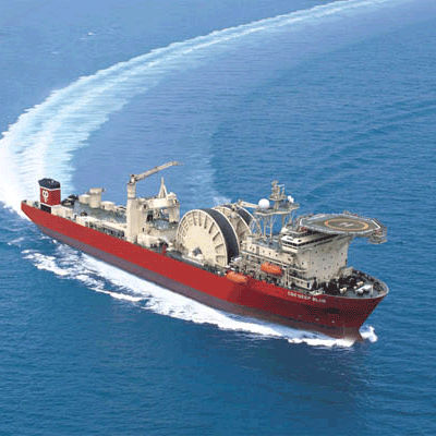 Arbeitskahn - HYUNDAI MIPO DOCKYARD - Rohrleger