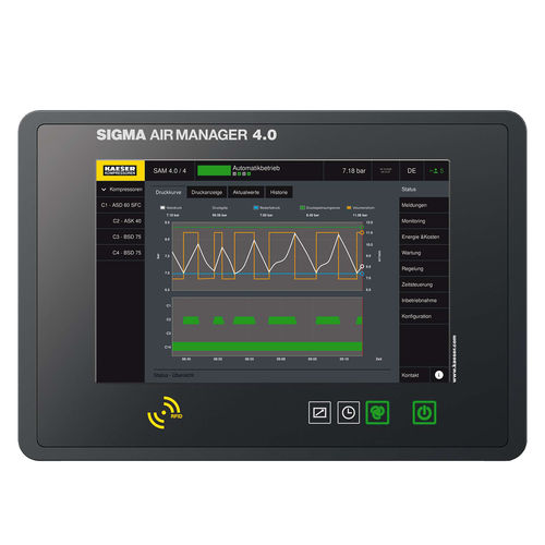 Überwachungs- und Steuerungssystem / für Schiffe - SIGMA AIR MANAGER 4.0 - KAESER KOMPRESSOREN