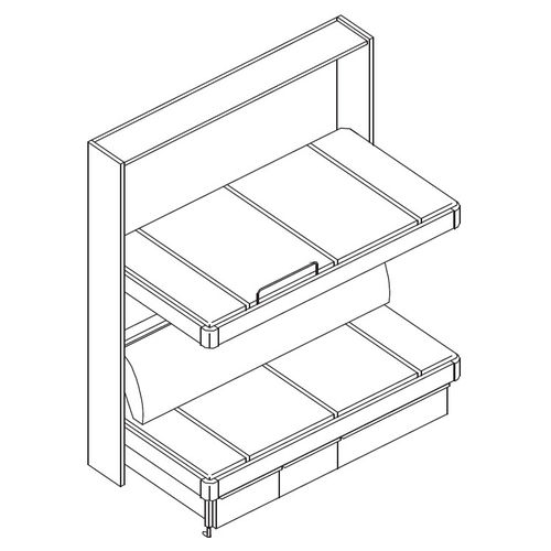 Klappbares Bett - KK1980/125-401 - Meblomor - für Schiffe