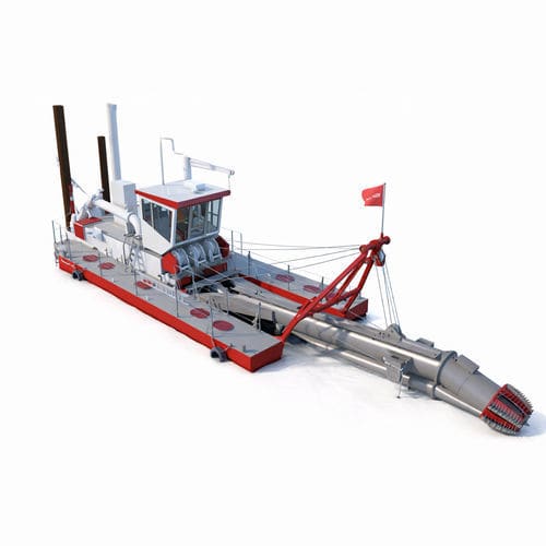Bagger-Berufsschiff - Beaver® 40E - Royal IHC - Katamaran / Innenborder