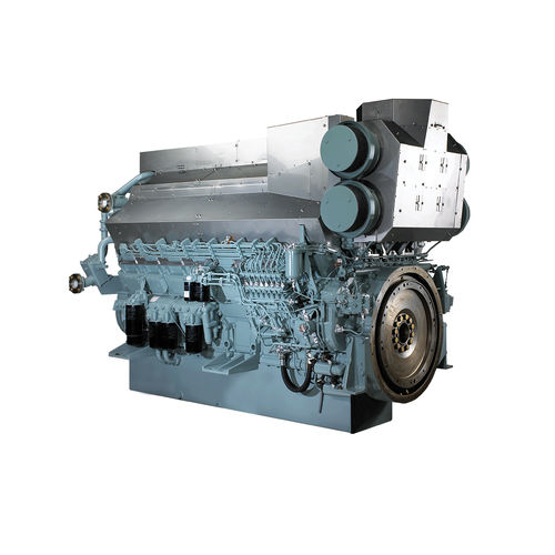 Innenbordmotor - S16R2-T2MPTAW - Mitsubishi Equipment Europe - zur Unterstützung / Diesel / für Berufsschiffe