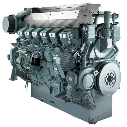 Innenbordmotor - S12R-MPTAW - Mitsubishi Equipment Europe - zur Unterstützung / Diesel / für Berufsschiffe