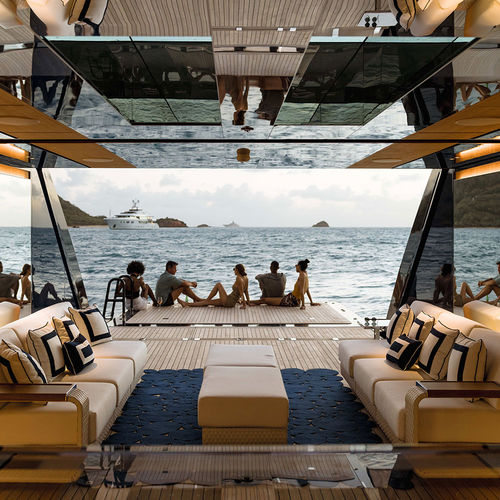 Hecktür für Terrasse - Tecnimpianti SPA - für Yacht