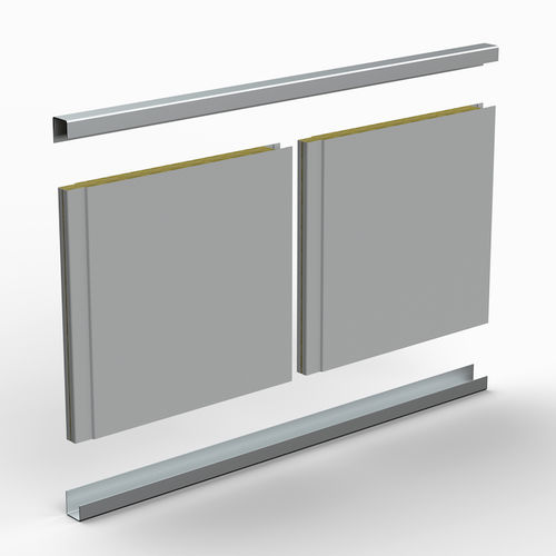 Sandwichplatte für Schiffszwischenwände - K-600 - NORAC - Schaumstoff / Aluminium / Edelstahl